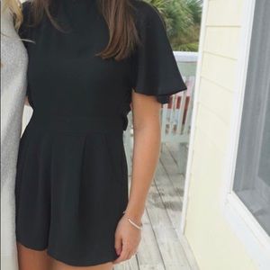 Adelyn Rae black romper